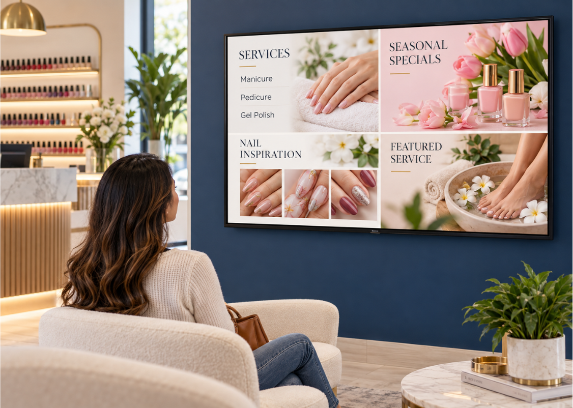 Why Digital Signage Matters for Your Nail Salon