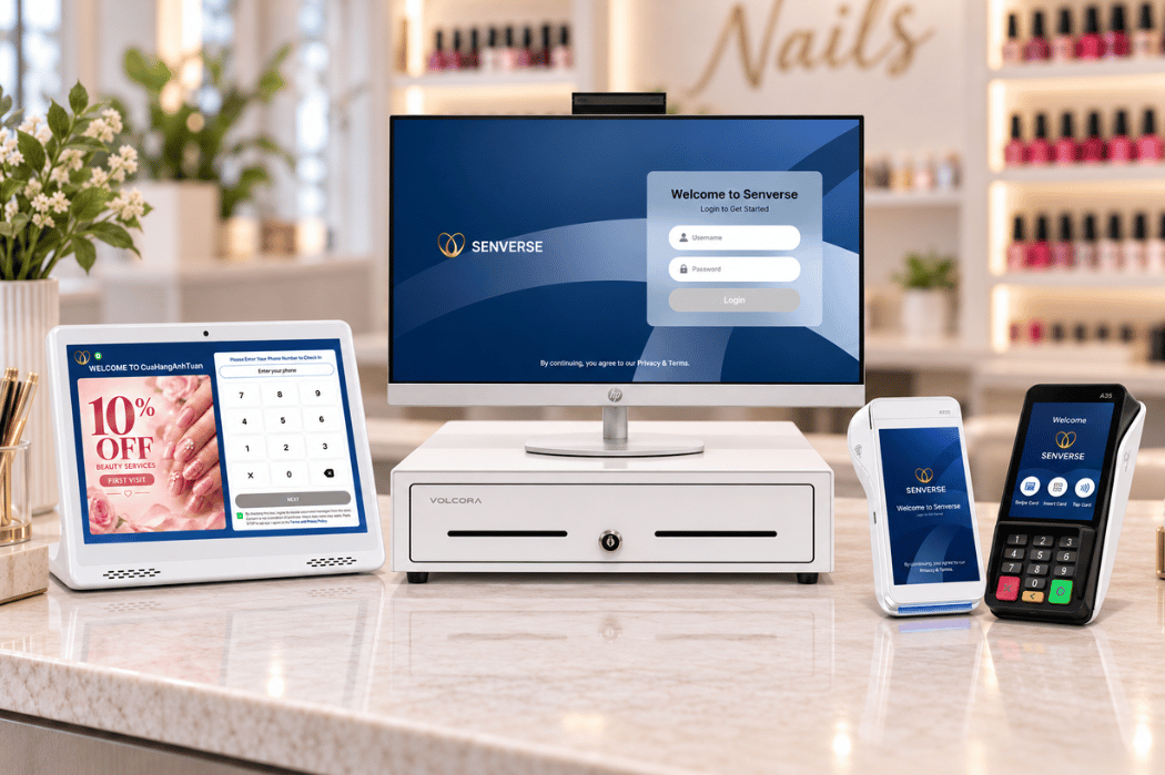 nail salon pos system hardware software