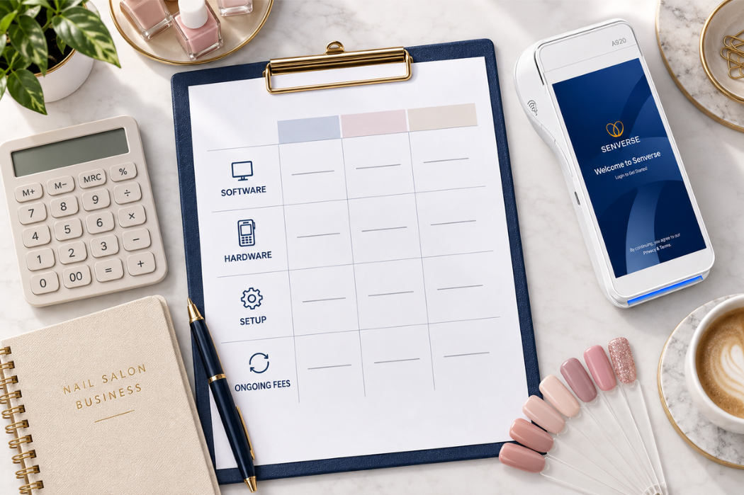 senverse nail salon pos cost planning